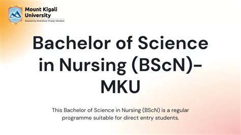 Bachelor of Science- Nursing (BScN)