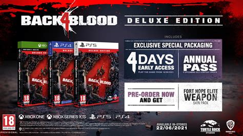 Back 4 Blood: Deluxe Edition PS4 & PS5 Official.