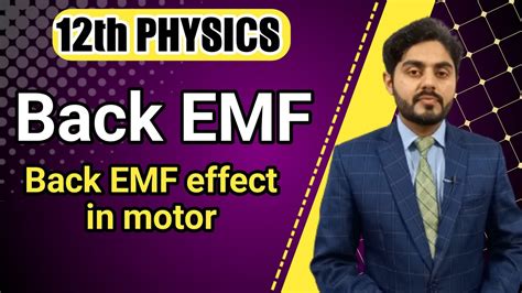 Back Emf Effect In Generator Physics Class 12 Chapter 15. 