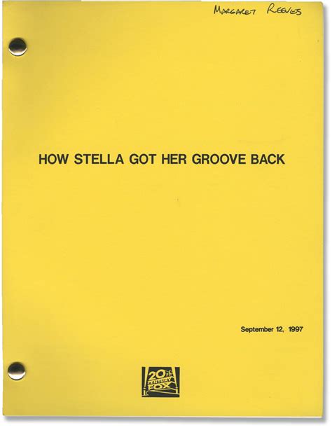 Back In The Groove Screenplay
