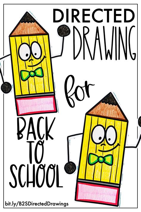 Back To School Directed Drawing