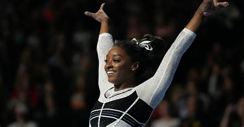 Back in competition, it’s like Simone Biles never left