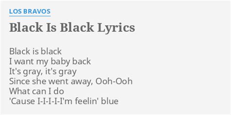 Back is black lyrics. Things To Know About Back is black lyrics. 