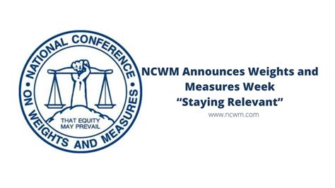 Back to Basics: Weights and Measures Week 2024 NIST