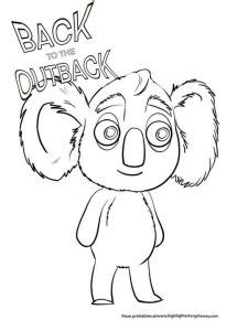 Back to the Outback Activity Sheets