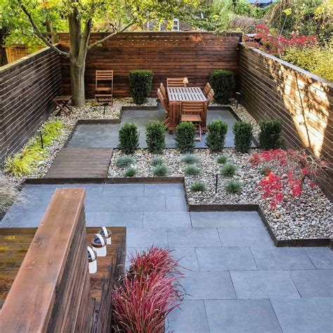 Back yard design. 14. Dry Creek Bed. Dry river beds are a simple yard feature created with variously-sized and shaped stones and pebbles. The idea is to make it look as natural as possible, giving your backyard a … 