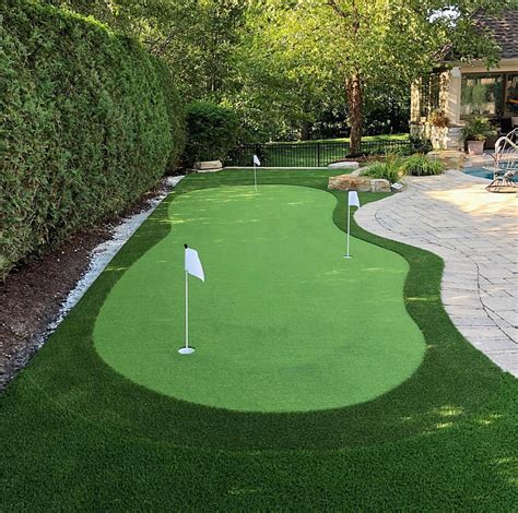 Back yard putting green. Feb 5, 2024 · A backyard putting green costs an average of $4,300 for a 200-square-foot green, and most home golfers pay between $3,500 and $9,000,. based on several factors.. One of the biggest cost factors is size, as putting greens can range from $4 to over $40 per square foot, depending on the type of turf and complexity of the design, among other factors. 