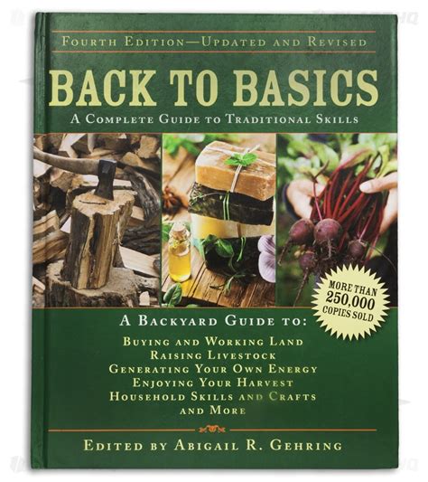 Read Back To Basics A Complete Guide To Traditional Skills By Abigail R Gehring