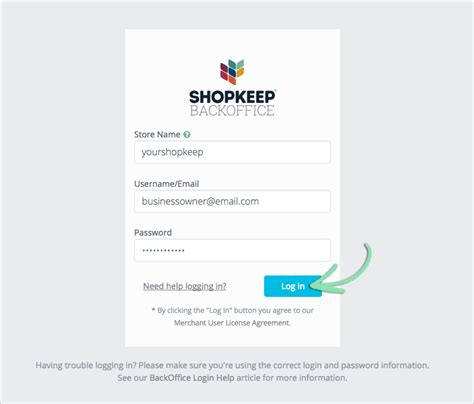BackOffice Login and Account Troubleshooting ShopKeep Support