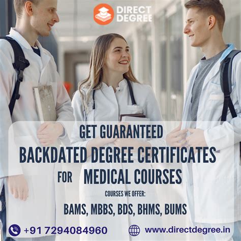 Backdated mbbs degree. Without Leaving Your Job, Those who cannot complete a degree.  These...