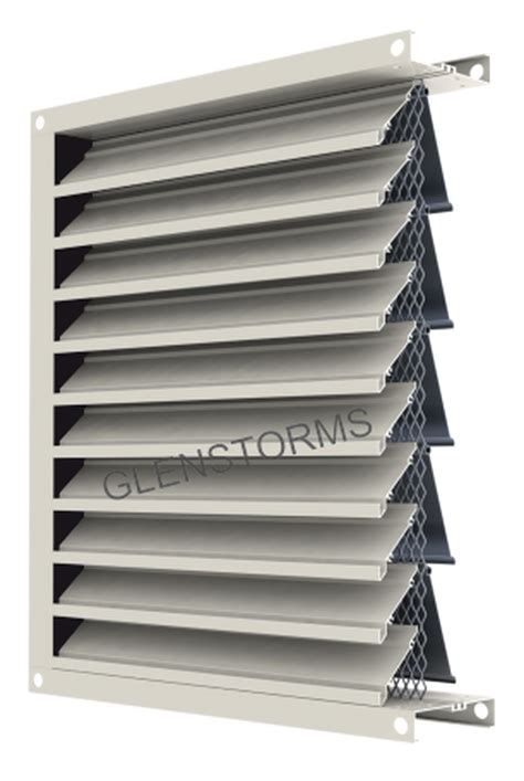 Backdraft louver.  Operable blades that start to open at .  What Is a Back...