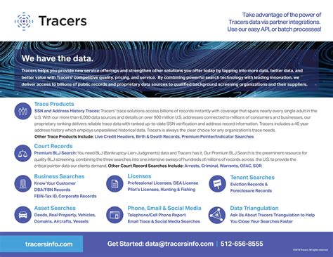 Background Screening Vendor Showcase Tracers Info PreEmployment Screening Directory