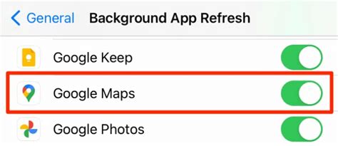 Background app refresh google maps.  Use lightweight apps: Consider &ld...