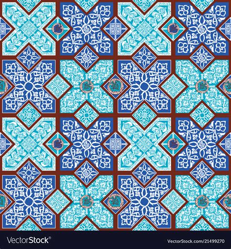 Background with persian patterns Royalty Free Vector Image