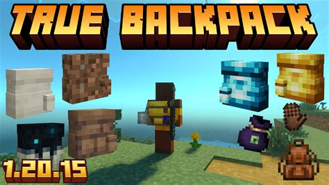 Backpack Mod Minecraft Pe Mods Addons