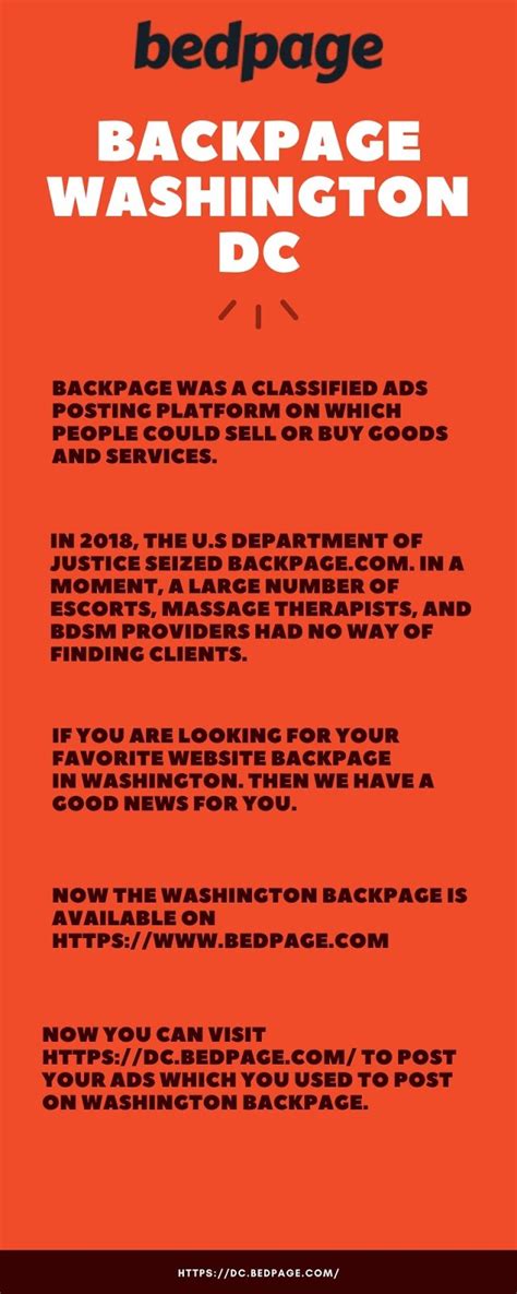 Backpage dc. Dallas turns out to be HQ for Backpage.com. By Tod Robberson. 11:30 AM on May 21, 2012 CDT. LISTEN. I noted last week on the blog that the New York city council passed a resolution blasting ... 