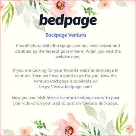 Backpages ventura. Ontario Backpage Alternative is a backpage replacement in all the cities of the state. This is back pages like cityxguide alternative Get email, contact number, facebook id, whatsapp id of singles girls and men in Ontario from BackpageAlter.com like craiglist singles a craigslist personals alternative. 