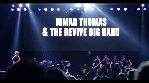 Backstage Pass: Igmar Thomas of Revive Big Band - YouTube