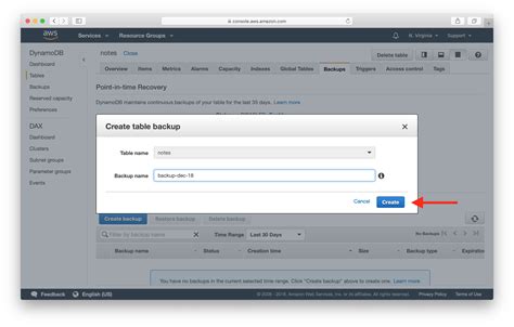 Backup dynamodb table.  - prowler-cloud/prowler DynamoDB Table Designer Workflow Req...