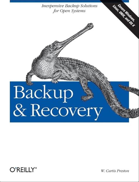 Read Backup  Recovery Inexpensive Backup Solutions For Open Systems By W Curtis Preston