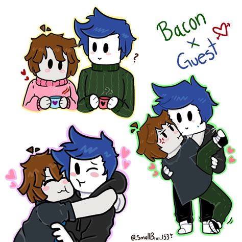 Bacon x guest Roblox animation, Roblox funny, Roblox