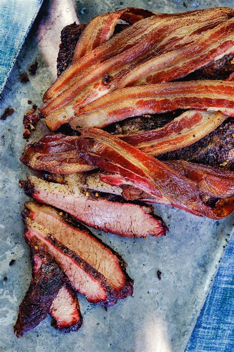 Bacon-Smoked Brisket Flat Recipe - Barbecuebible.com