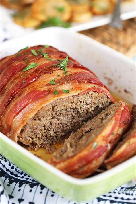 Bacon-Wrapped Meatloaf