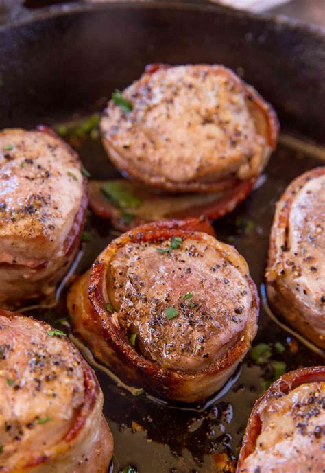 Bacon-Wrapped Pork Medallions