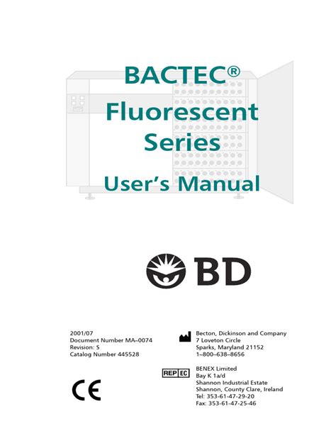 Bactec System User Manual