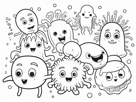 Bacteria Coloring