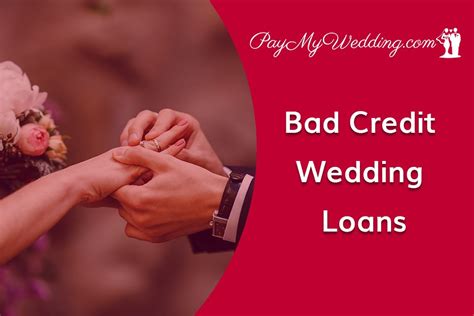 Bad Credit Wedding Loans - Is it Worth It? Possible Finance