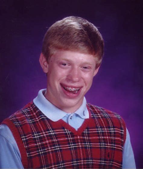 Bad Luck Brian Template