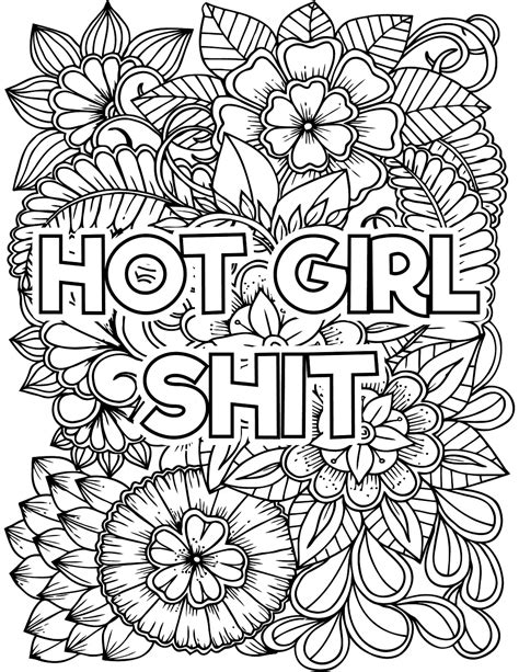 Bad Word Coloring Pages