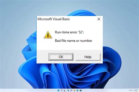 Bad file name or number access. " Check that the image file format is compa...