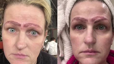 Bad microblading eyebrows. In this microblading tutorial from TheBrowDame, we show you the steps for a professional eyebrow service. The steps include measuring, stenciling, waxing, tr... 