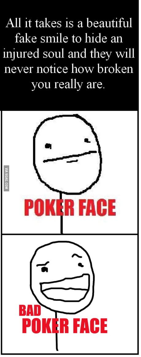 Bad poker face meme