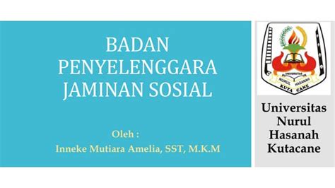 Badan penyelenggara jaminan sosial in english. .  ...