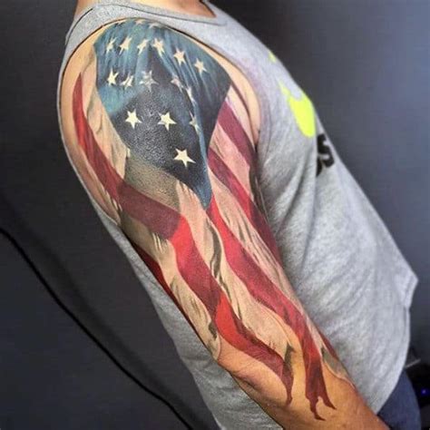 19. Eagle Half Sleeve Tattoo. A half sleeve tattoo presents you with 