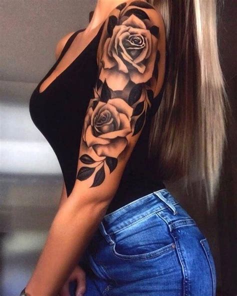 Popular Sleeve Tattoo Designs. The most popular sleeve tattoo designs for women are floral, butterfly, lioness, angel, Disney, wolf, family, skull, dragon and religious pieces. These meaningful tattoos can be nice and feminine ideas that symbolize strength, passion, courage, love, purity, faith and loyalty.