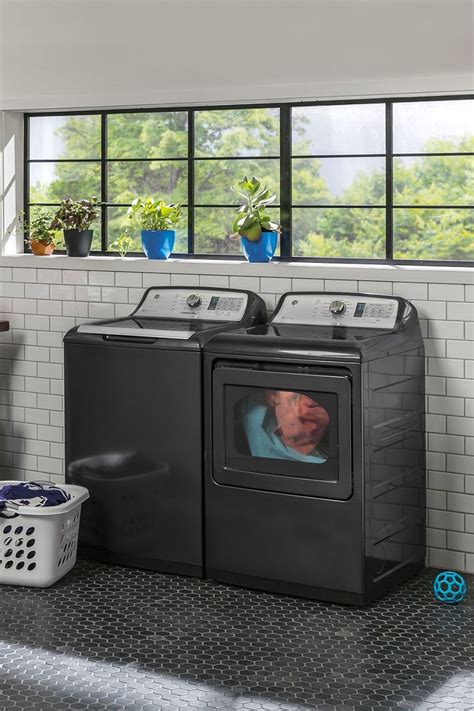 Badcock washer and dryer. The space for a stackable washer and dryer unit needs to accommodate the standard width of either 24 or 27 inches and a height of 70 to 75 inches. The space also needs to allow the doors on the washer and dryer to open completely. 