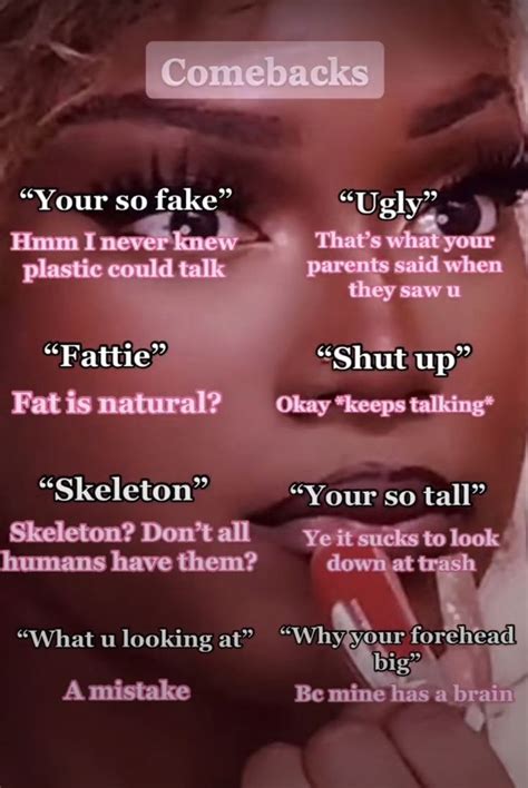 Baddie comebacks for haters. May 4, 2022 - Explore Rheannon McDonald's board "Baddie comebacks" on Pinterest. See more ideas about comebacks, really good comebacks, funny insults and comebacks. 