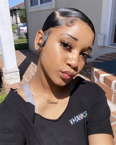 Baddie cute slick hairstyles. Jun 17, 2019 - Explore Ja`Lissa Lyons's board "Ponytails", followed by 1,598 people on Pinterest. See more ideas about hair styles, ponytail, natural hair styles. 