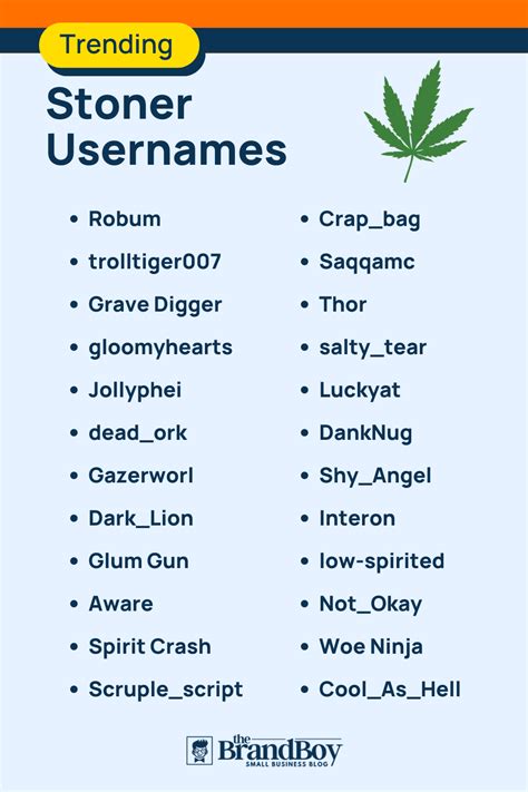 Baddie stoner usernames. Jul 10, 2023 · 1. Keep it short, sweet, and simple. A shorter username is easier to remember and more likely to stand out than a longer one. 2. Make it relevant to your brand or personal style. Choose a username that reflects what you want your Instagram account to be about. 3. Avoid using numbers or underscores in your username. 