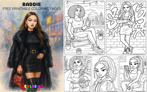 Baddies Coloring Book