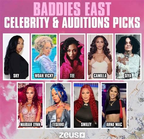 OFFICIAL TRAILER: Baddies East. 3m 29s. 4742 comments. Executive Producer Natalie Nunn, Chrisean Rock, Rollie and more of the OG Baddies are back to show up and show out with newbies like Sukihana and Sky — to take over the East Coast! Share with friends. Watch anywhere, anytime.. Baddies east tee