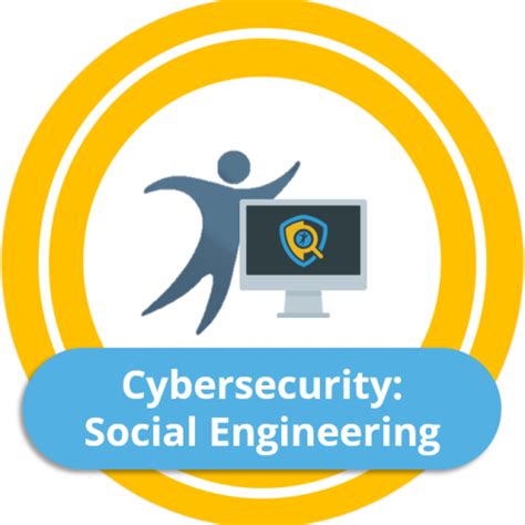 Badge Cybersecurity Social Engineering Edge•U Badges