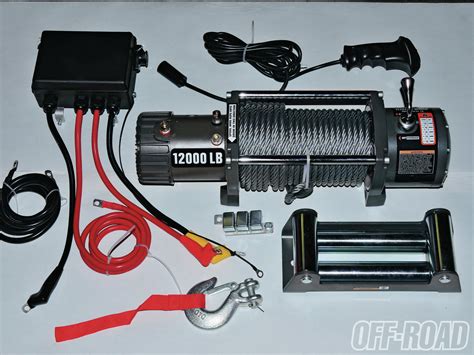 This winch's performance is more than acceptable. It can handle the 12000 pounds as advertised, and the rope and cable both retract into the drum with no problem. It's harder to blend this winch into the façade of your vehicle, however. The connector cables are impossible to hide, and they can turn into real eyesores.. 