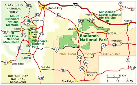 Badlands Maps NPMaps.com - just free maps, period.