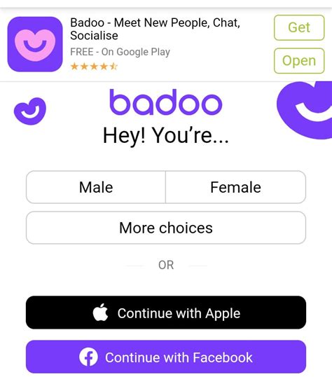 Badoo com login. Bei Badoo, der besten kostenlosen Online-Dating-App, kannst du auch ohne Match chatten, Leute in deiner Nähe kennenlernen und weltweit neue Freunde finden. 