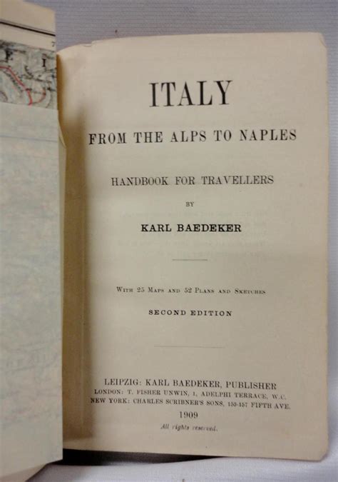 Baedeker s italy from the alps to naples handbook for. - Haynes reparatur handbücher peugeot 504 schwedisch.